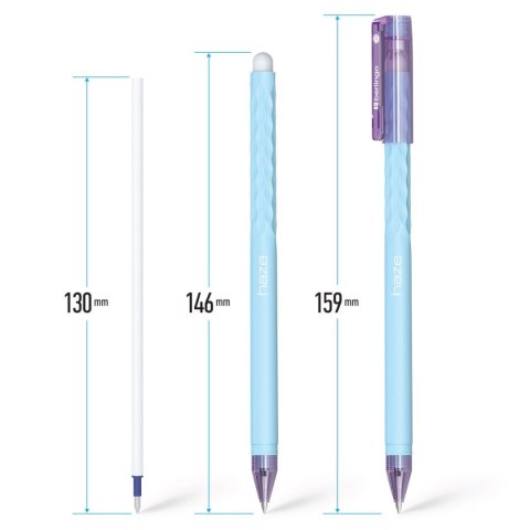 Długopis Haze wymazywalny wkład niebieski 0,5mm Berlingo (338374)