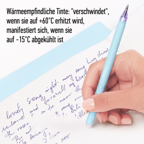 Długopis Haze wymazywalny wkład niebieski 0,5mm Berlingo (338374)