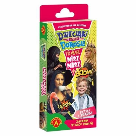 Gra planszowa MISZ MASZ CIEKAWOSTKI O PRZYRODZIE - DZIECIAKI KONTRA DOROŚLI TRAVEL Alexander