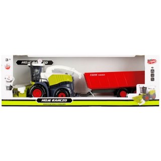 Kombajn Moje Ranczo 21 cm z przyczepą Mega Creative (492347)