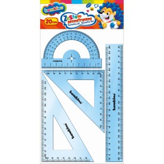 Komplet geometryczny 4 elemety, 20cm 4 el. Bambino