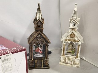 Lampion świąteczny LED kościół Adar (624566)