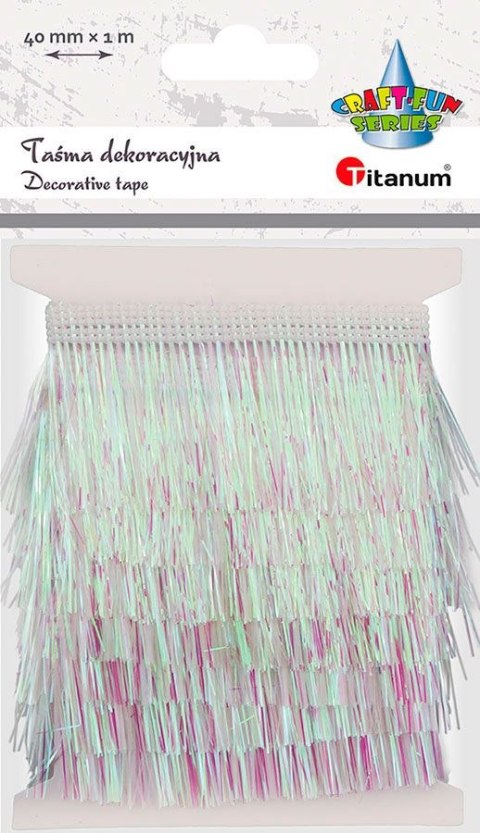 Ozdoba piankowa Craft-Fun Series Taśma plastikowe frędzle Titanum (23BR1218-2)