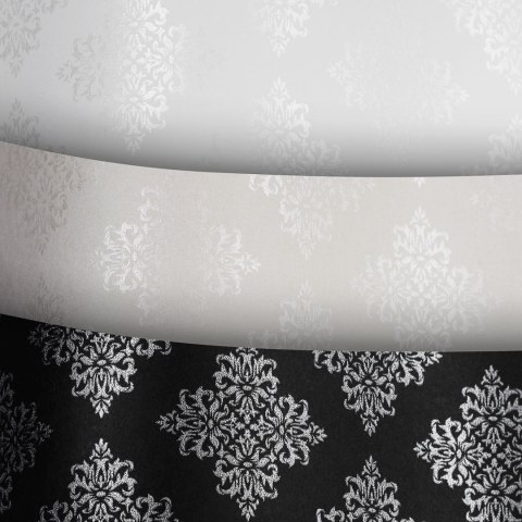 Papier ozdobny (wizytówkowy) glamour biały 230g 20 arkuszy A4 biały 230g Galeria Papieru (204903)