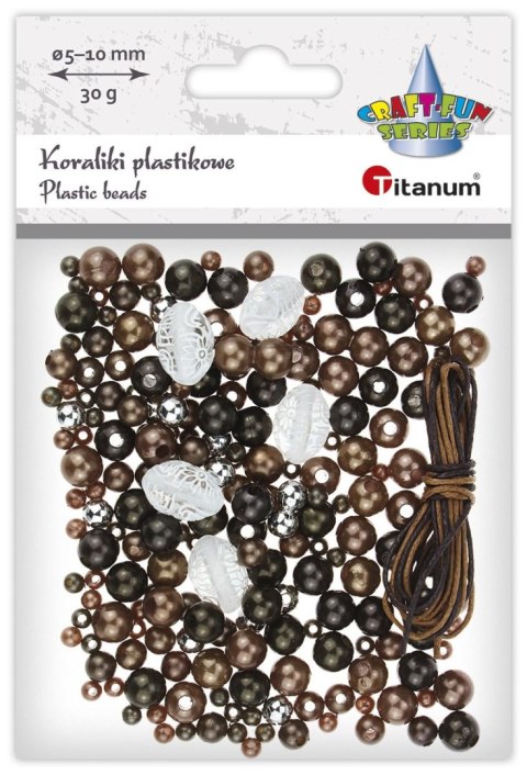 Perełki Craft-Fun Series zestaw do zrobienia biżuterii Titanum (BR230008-black)