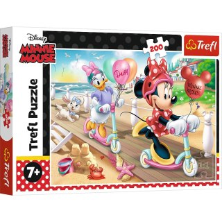 Puzzle Minie na Plaży 200 el. Trefl (13262)