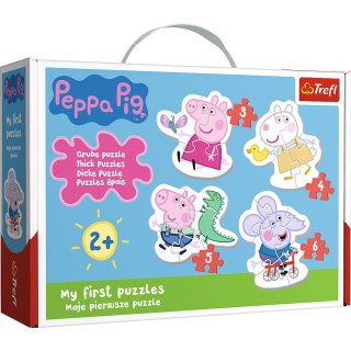 Puzzle puzzle baby classic Urocza Świnka Peppa 18 el. Trefl (36086)