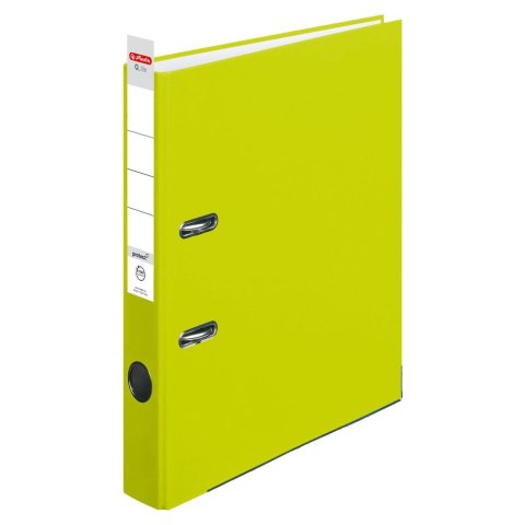 Segregator dźwigniowy Q. file Standard 50022496 A4 50mm zielony Herlitz (300005282)