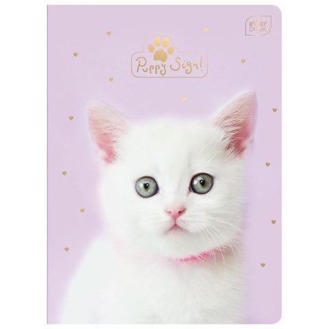 Zeszyt PUPPY SIGN A5 32k. 70g krata Interdruk (ZE32#PUP)