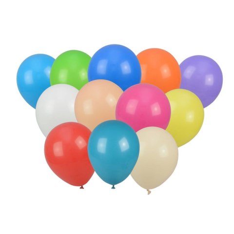 Balon gumowy pastelowe duże (6 szt.) mix 300mm Arpex (KB0026)