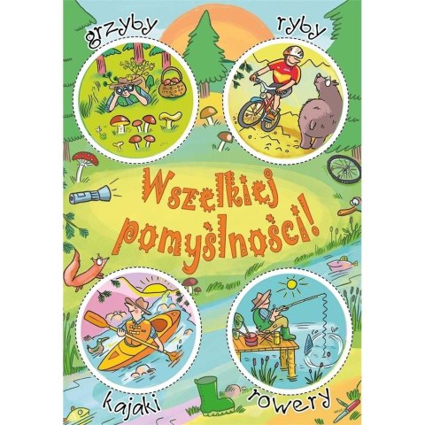 Kartka składana B6 RYBY GRZYBY B6 Henry (5905701483785)