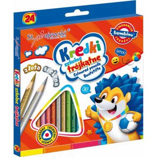 Kredki ołówkowe 24 kol. St.Majewski