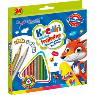 Kredki ołówkowe 24 kol. St.Majewski