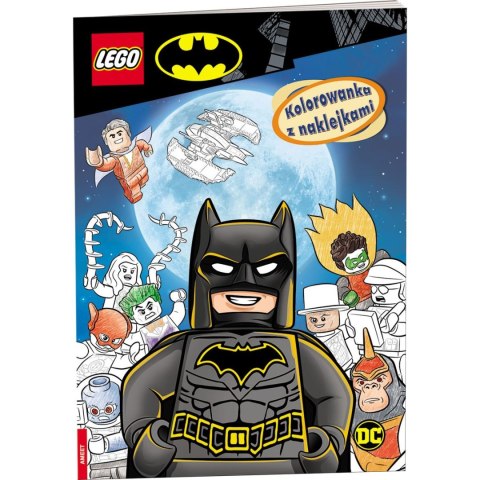 Książka dla dzieci LEGO? Batman Kolorowanka z naklejkami Ameet (NA-6450)