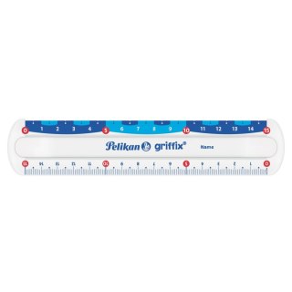 Linijka plastik Griffix 822275 15cm Pelikan (300000445)