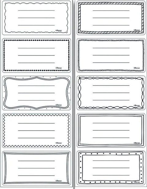 Naklejka na zeszyt Unisex 9792 Beniamin