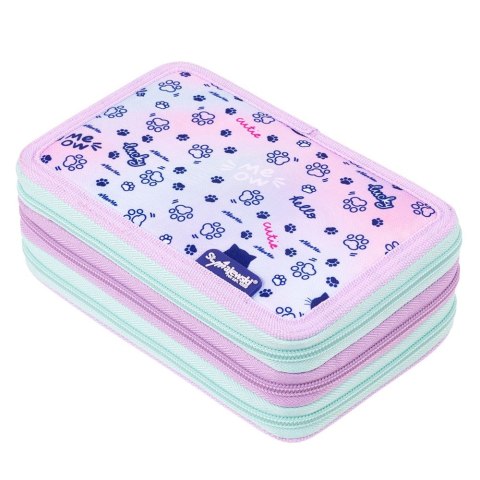 Piórnik MY LITTLE FRIEND KITTY pastel POTRÓJNY 5903235668876 St.Majewski (Z WYPOSAŻENIEM)