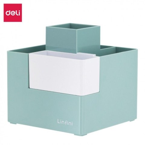 Przybornik na biurko Zielony plastik Argo (EZ072GR)