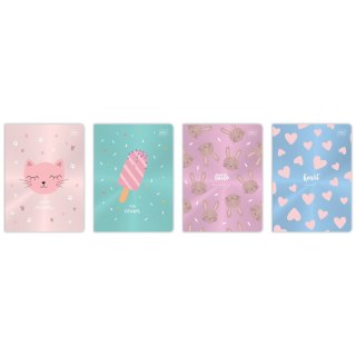 Zeszyt Metalic A5 16k. 70g krata (5902277326706)