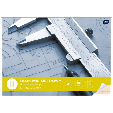 Blok milimetrowy A3 20k Interdruk (BLMIA3)