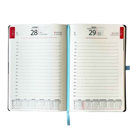 Kalendarz książkowy (terminarz) dzienny książkowy A5 Avanti (KKA5tFLEX)