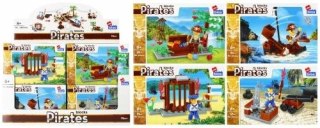 Klocki plastikowe 55-66 elementów Pirat Alleblox (525168)