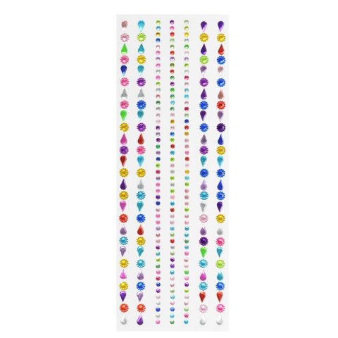 Kryształki Kryształki samoprzylepne duże mix Arpex (WN1892)