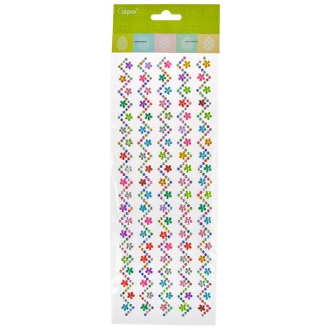 Kryształki Kryształki samoprzylepne duże mix Arpex (WN1892)