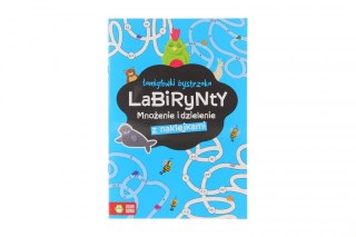 Książeczka edukacyjna Łamigłowki bystrzaka. Zielona Sowa (Labirynty.Mnożenie i dzielenie.)