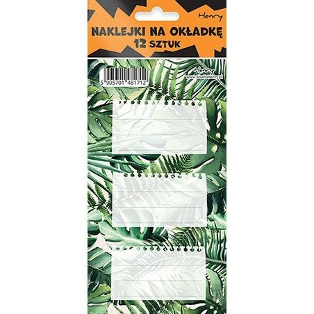 Naklejka na zeszyt Monstera Henry (5905701481712)