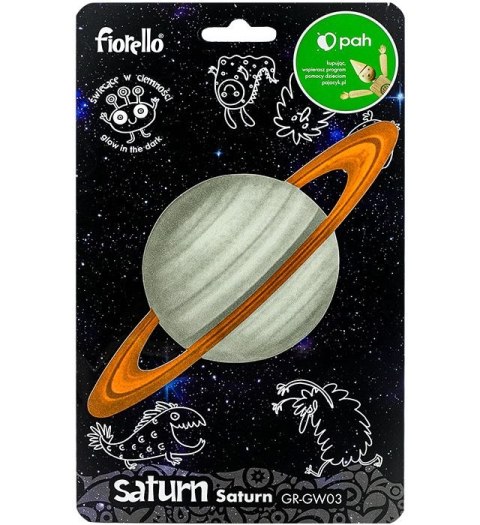 Naklejka ścienna Fluorescencyjna saturn Fiorello (170-2799)