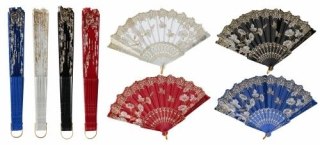 Wachlarz koronka mix 23cm Mega Creative (556656)