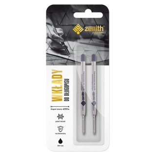 Wkład do długopisu czarny Zenith