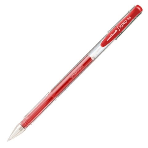 Długopis żelowy wkład czerwony 0,3mm Uni (UM-100)