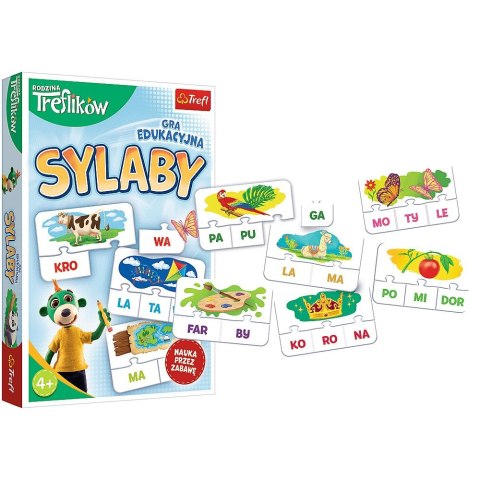 Gra edukacyjna Rodzina Treflików Sylaby Sylaby Trefl (02258)