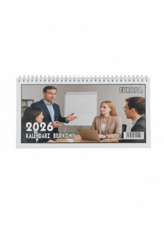 Kalendarz biurkowy EUROPA biurkowy leżący 135mm x 270mm Beskidy