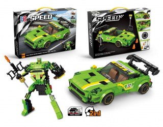 Klocki konstrukcyjne auto robot 2w1 Lean (23572)