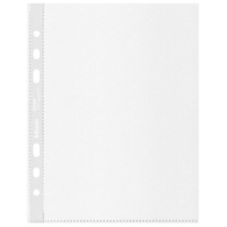 Koszulki na dokumenty Recycled groszkowe A5 kolor: bezbarwny typu U 70 mic. Esselte (627495)