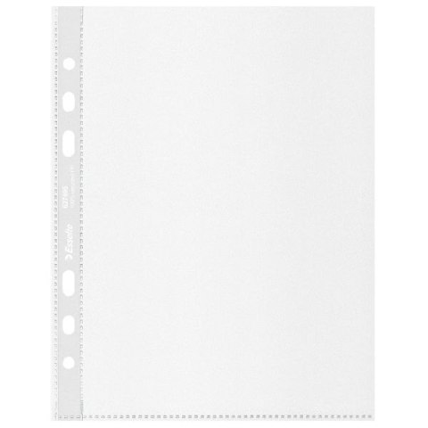 Koszulki na dokumenty Recycled groszkowe A5 kolor: bezbarwny typu U 70 mic. Esselte (627495)