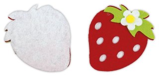 Ozdoba filcowa Craft-Fun Series truskawki Titanum (20CR0312-31)