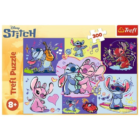 Puzzle Zakręcony Stitch 300 el. Trefl (23033)