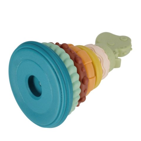 Układanka piramidka edukacyjna pastelowa Bam Bam (482393)