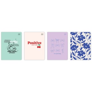 Zeszyt GIRLS mix A5 60k. 70g krata Interdruk