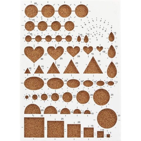 Akcesoria do quillingu Craft-Fun Series szablon Titanum (16195)