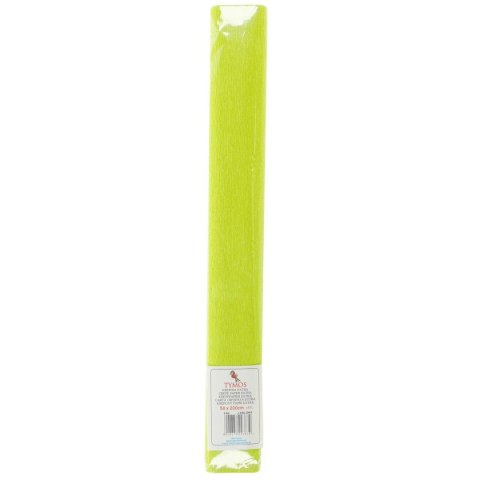 Bibuła marszczona marszczona 116 zielona jasna 500mm x 2000mm Tymos