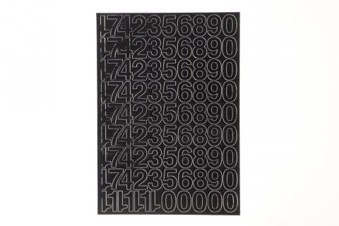 Cyfry samoprzylepne czarne Farro