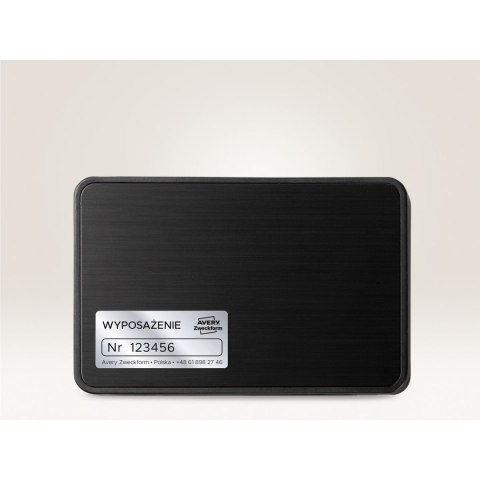 Etykieta do oznaczania srebrna [mm:] 210x297