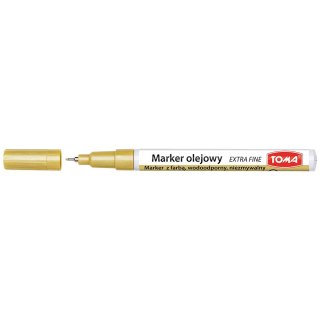 Marker olejowy extra fine wkład złoty 0,9mm Toma (TO-442 9 6)