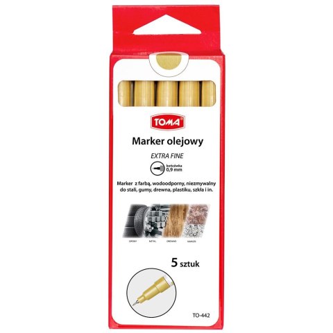 Marker olejowy extra fine wkład złoty 0,9mm Toma (TO-442 9 6)