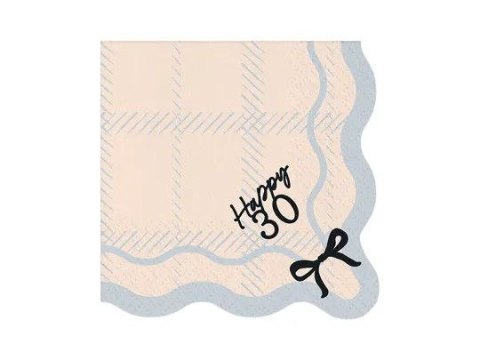 Serwetki Happy 30 mix papier [mm:] 330x330 Partydeco (SP33-102-30)